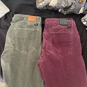 2 Lucky Brand corduroy pants